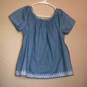 Blouse chambray